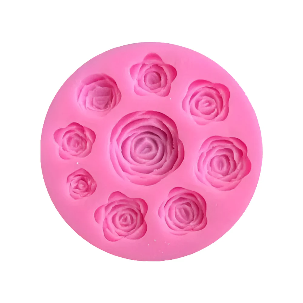 Molde de Silicona Rosas X 9 Cavidades - Image 2