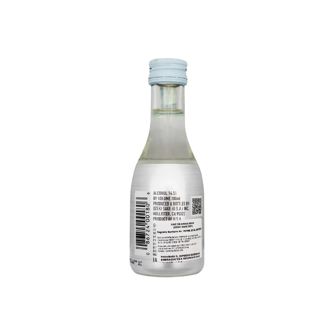 Ozeki Sake Dry X 180 Ml - Image 2
