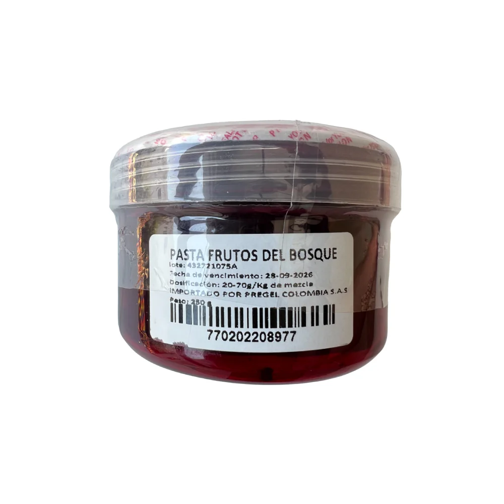 Pasta Frutos del Bosque 250 gr. PreGel