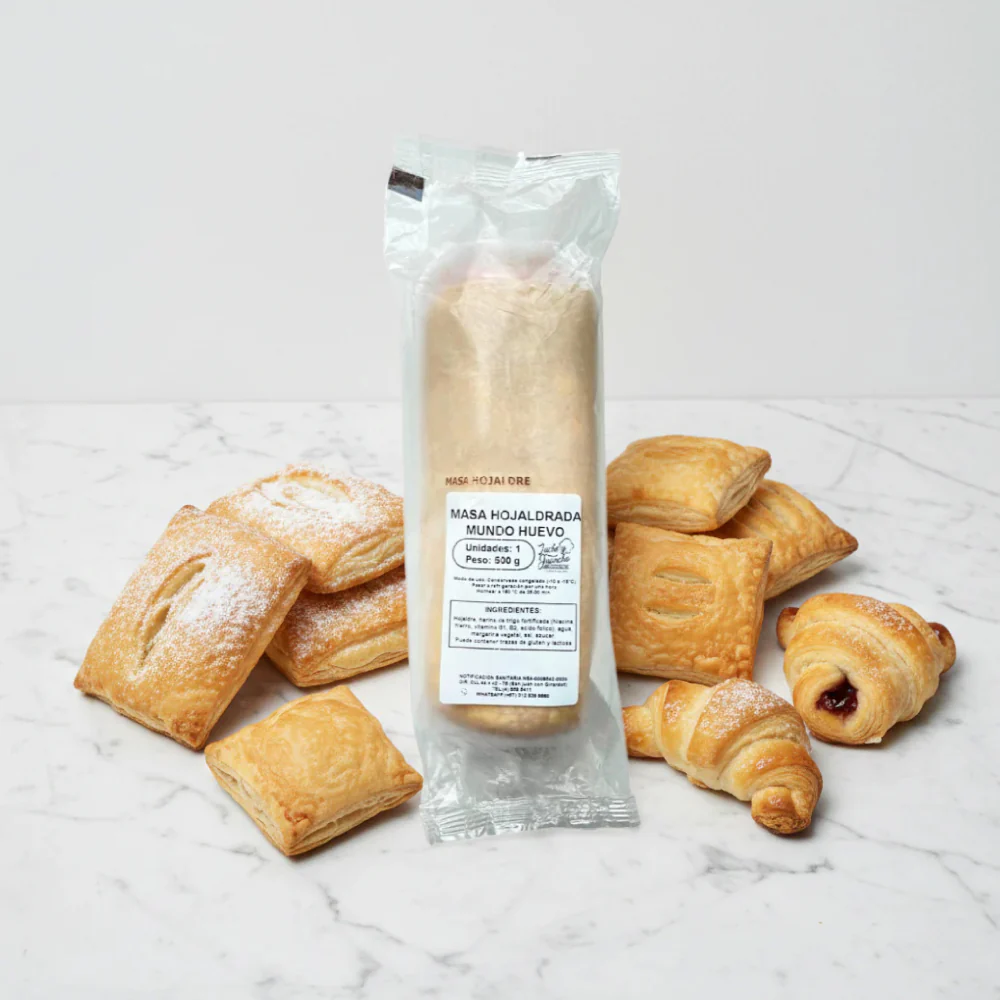 Pasta Hojaldre Rollo Mundo Huevo 500 Gr