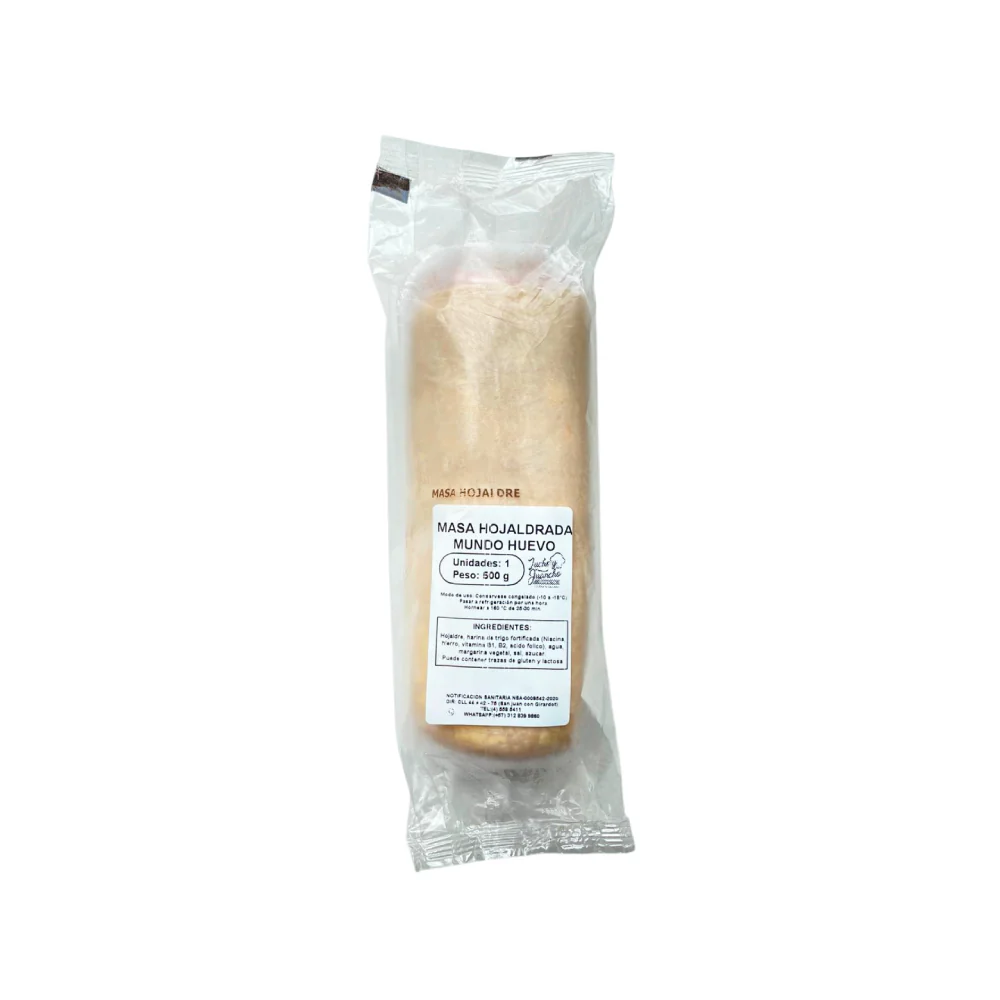 Pasta Hojaldre Rollo Mundo Huevo 500 Gr - Image 2
