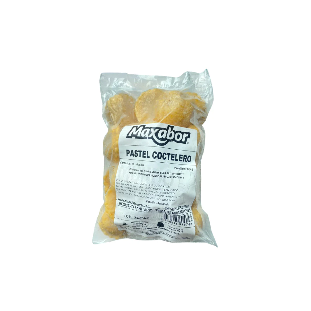 Pastel coctelero Maxabor por 25 unds. - Image 2
