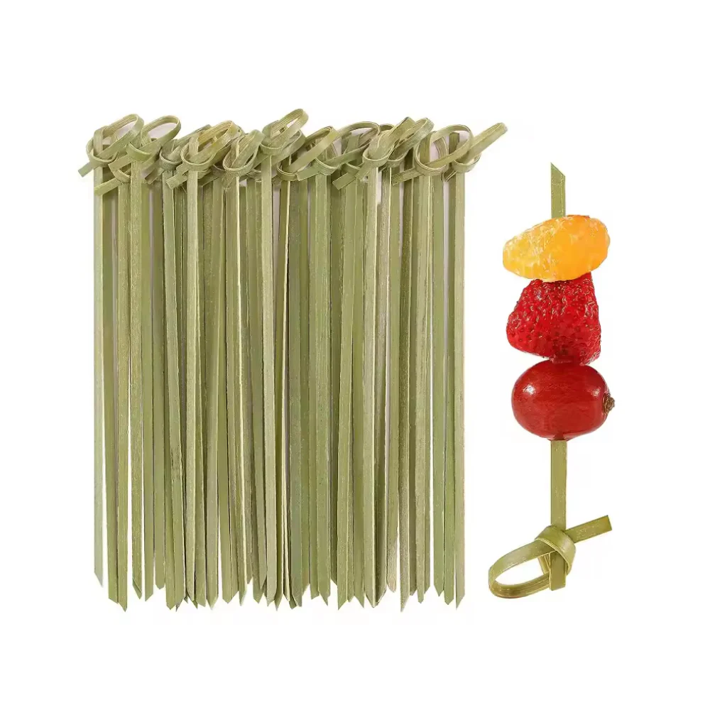 Pincho nudo verde 12 cm Selva Negra 100 unidades - Image 2