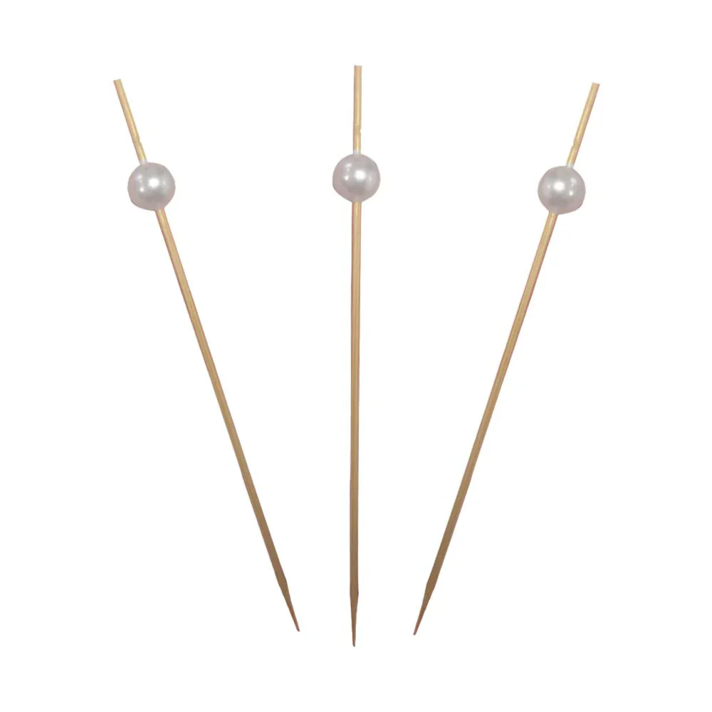Pincho Perla Blanca 12 Cm x 100 Unds.