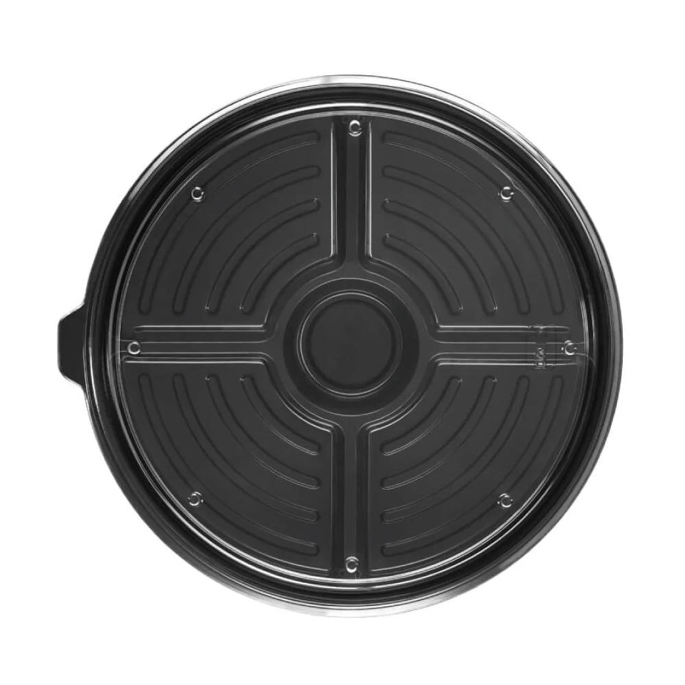 Plato Contenedor 4 Divisiones Negro x Und Darnel - Image 2