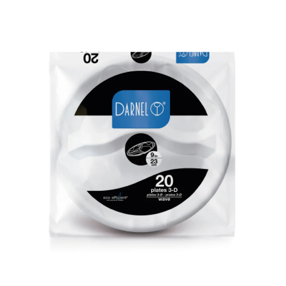 Plato 23 cm 3 Divisiones x 20 Unds. - Image 2