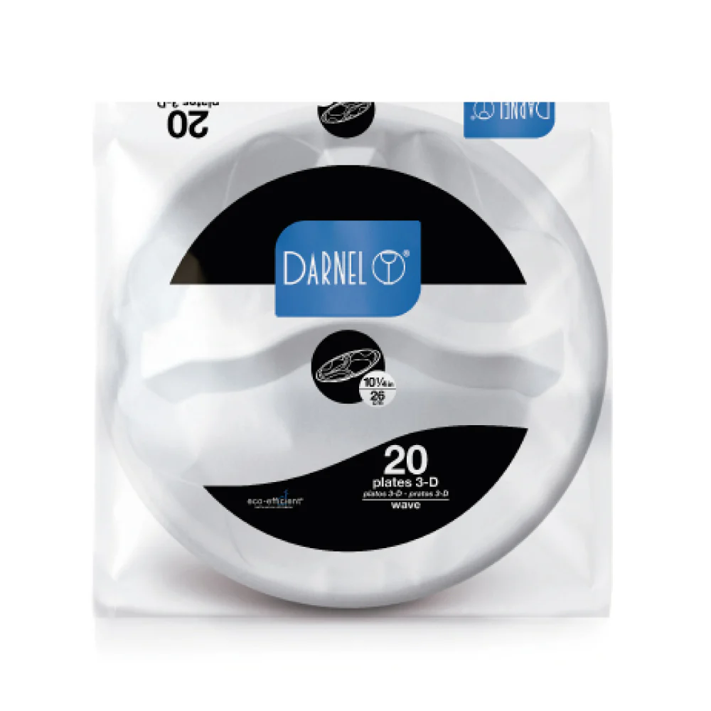 Plato 26 cm 3 Divisiones x 20 Unds - Image 2