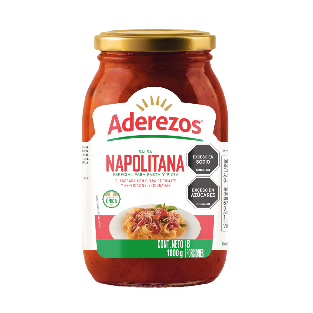 Salsa napolitana Aderezos 1.000 gr