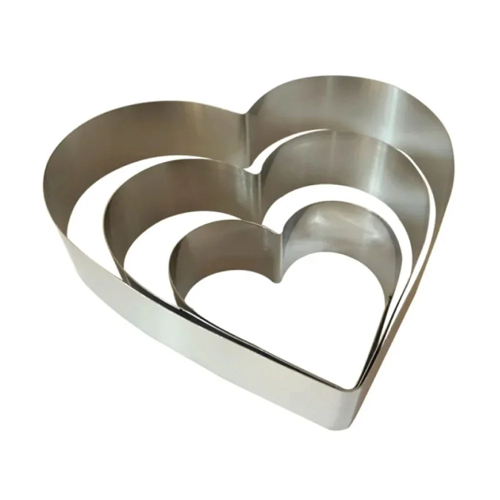 Set Aros Corazón 20 cm 15 cm 10 cm Selva Negra