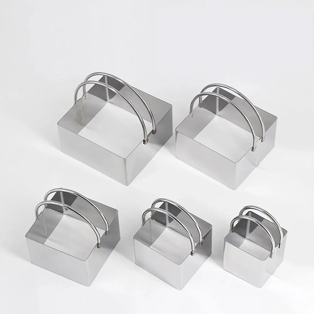 Set Cortador Cuadrado Para Brownie en Acero Inoxidable 5 Unidades - Image 4