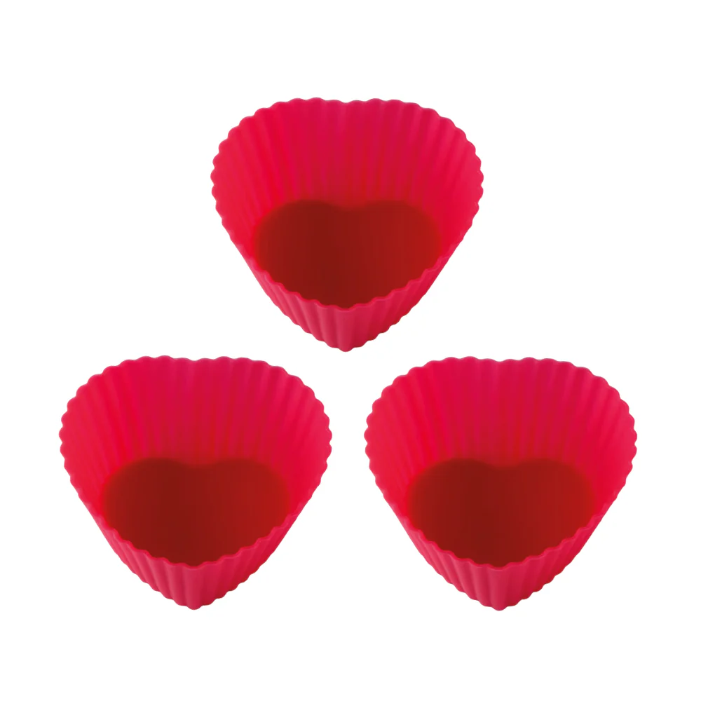 Set Moldes Silicona Corazón Individual 12 Unidades - Image 2