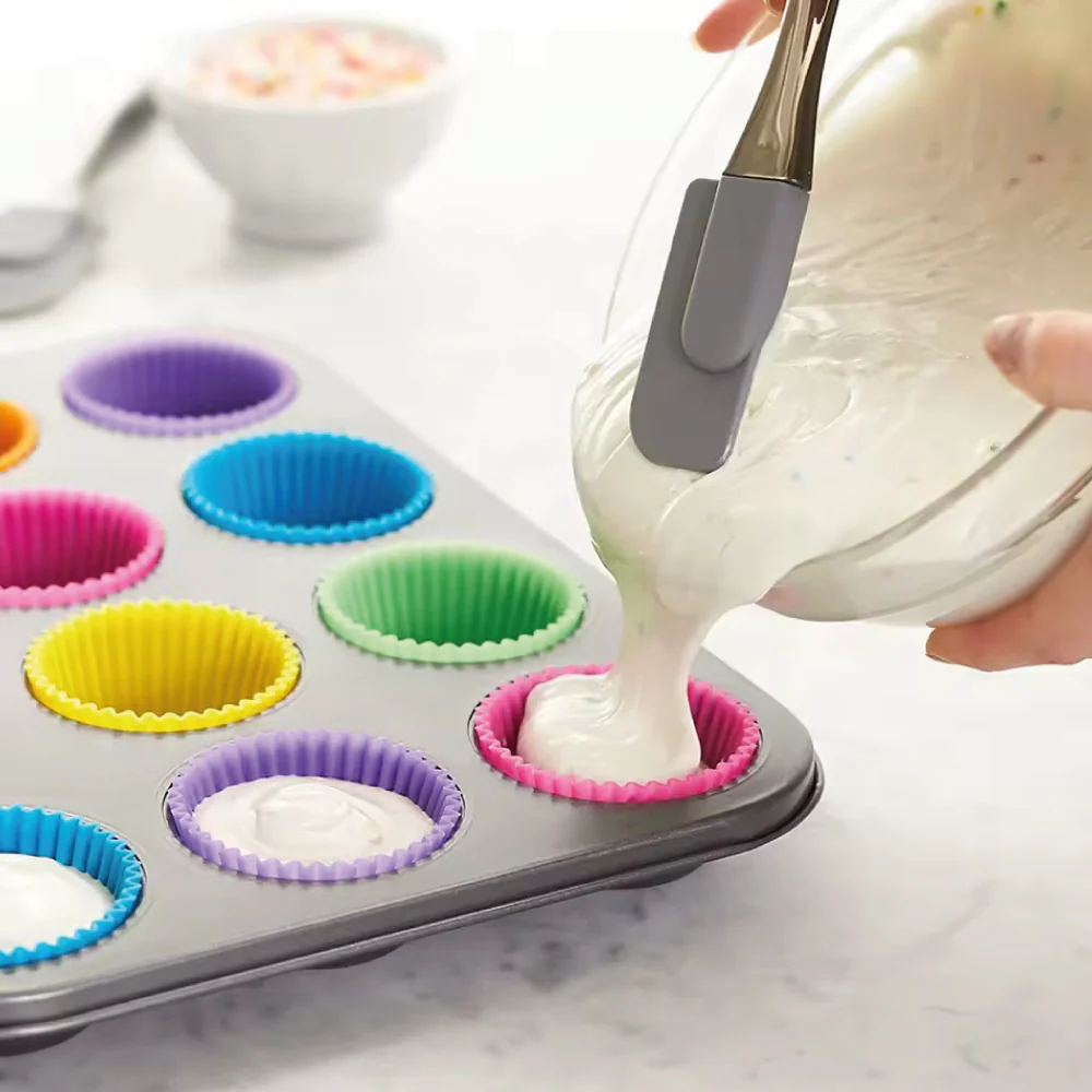Set Moldes Silicona Cupcake Individual 12 Unidades - Image 4