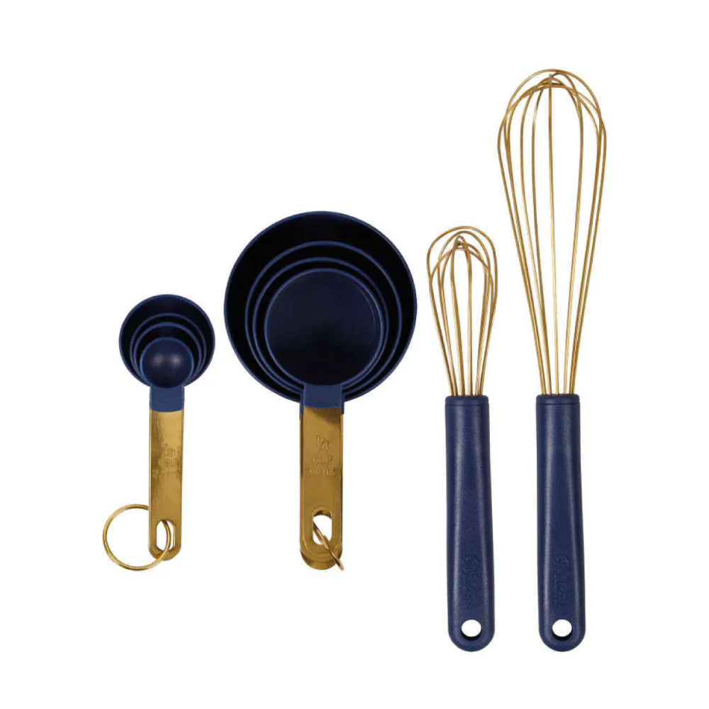 Set Pastelero Azul/Dorado X 4 Unds. Wilton - Image 3