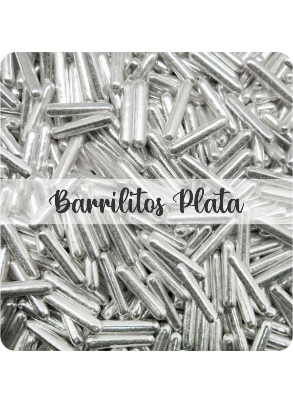 Sprinkles Barrilitos Plateados 40 Gr Selva Negra