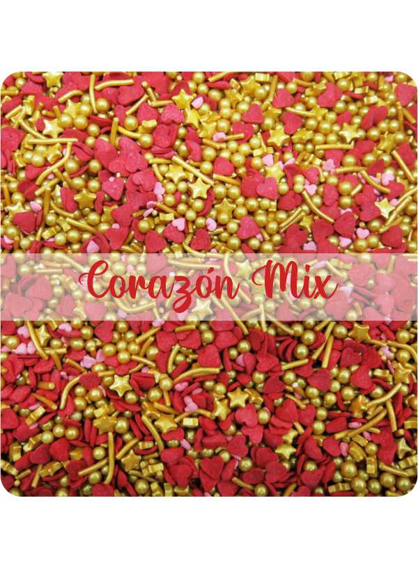Sprinkles Corazón Mix x 45 Gr Selva Negra
