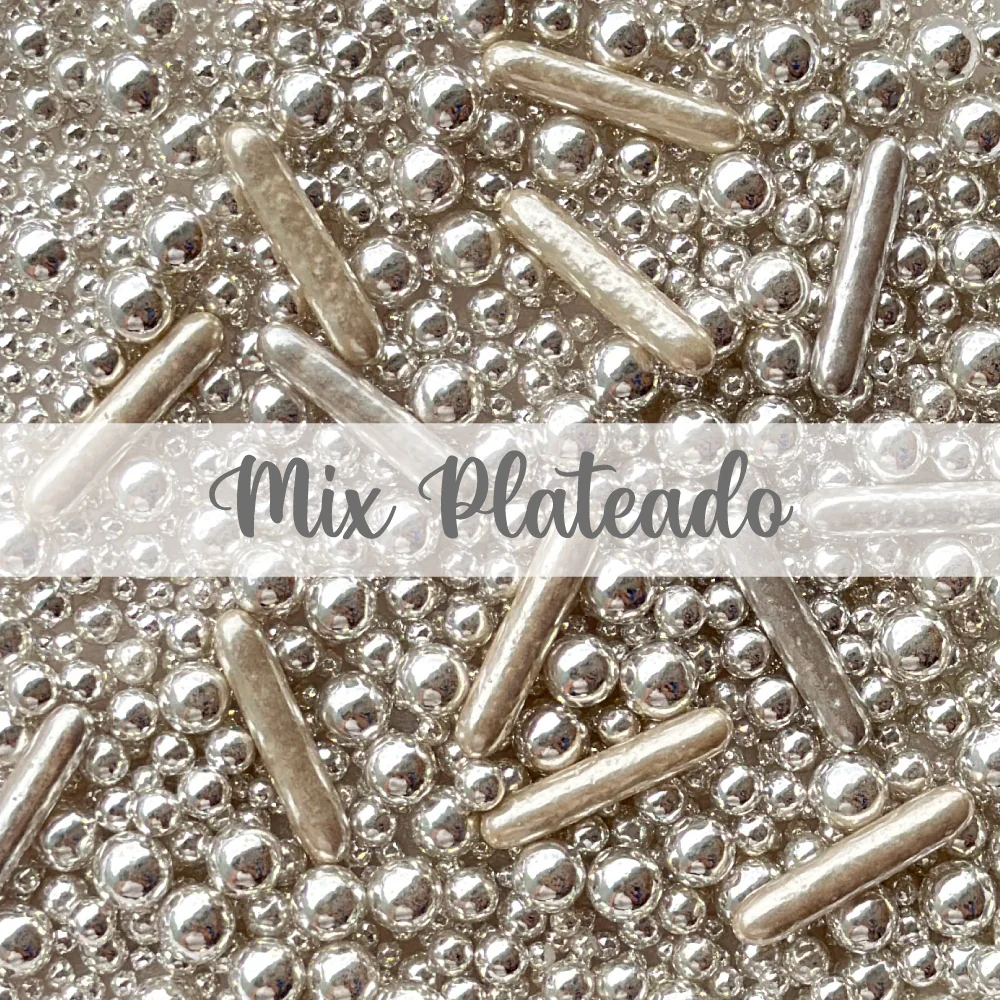 Sprinkles Mix Plateado X 50 Gr Selva Negra