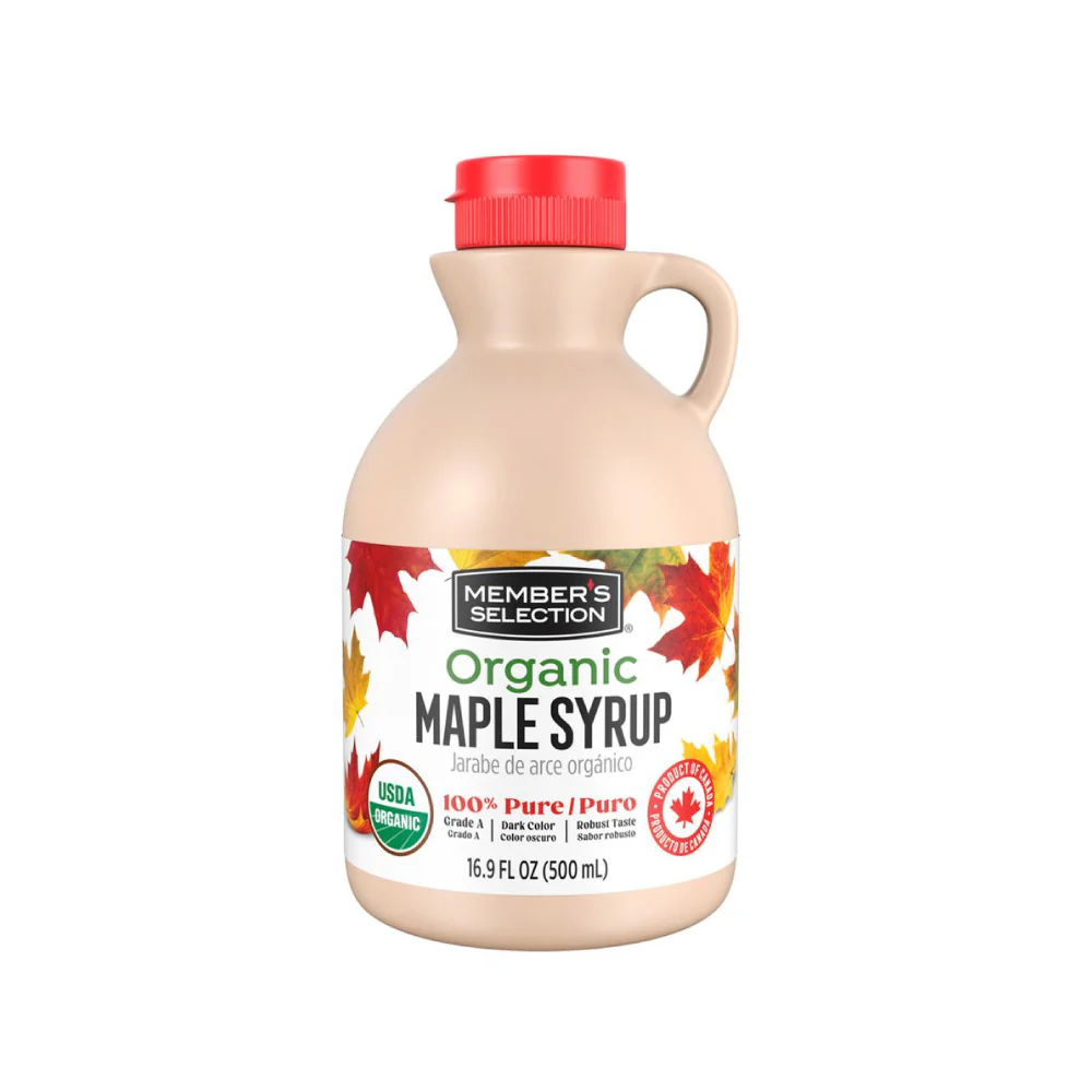 Syrup Jarabe de Arce Orgánico Member's Selection 500 ML