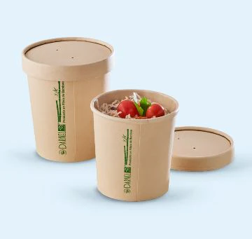 Tapa Contenedor Ecológico Bamboo 16 Oz X 25 Unds. Darnel - Image 3