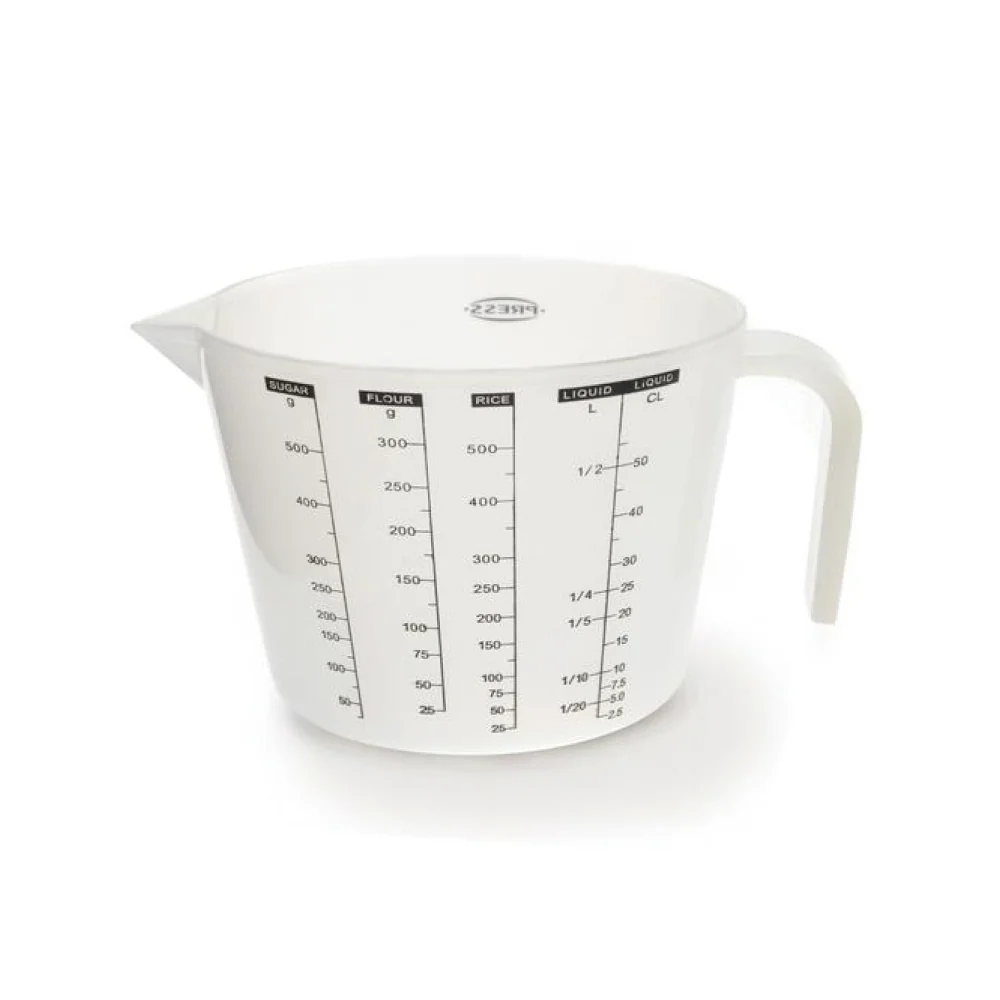 Taza plástica medidora PRESS 1/2 litro