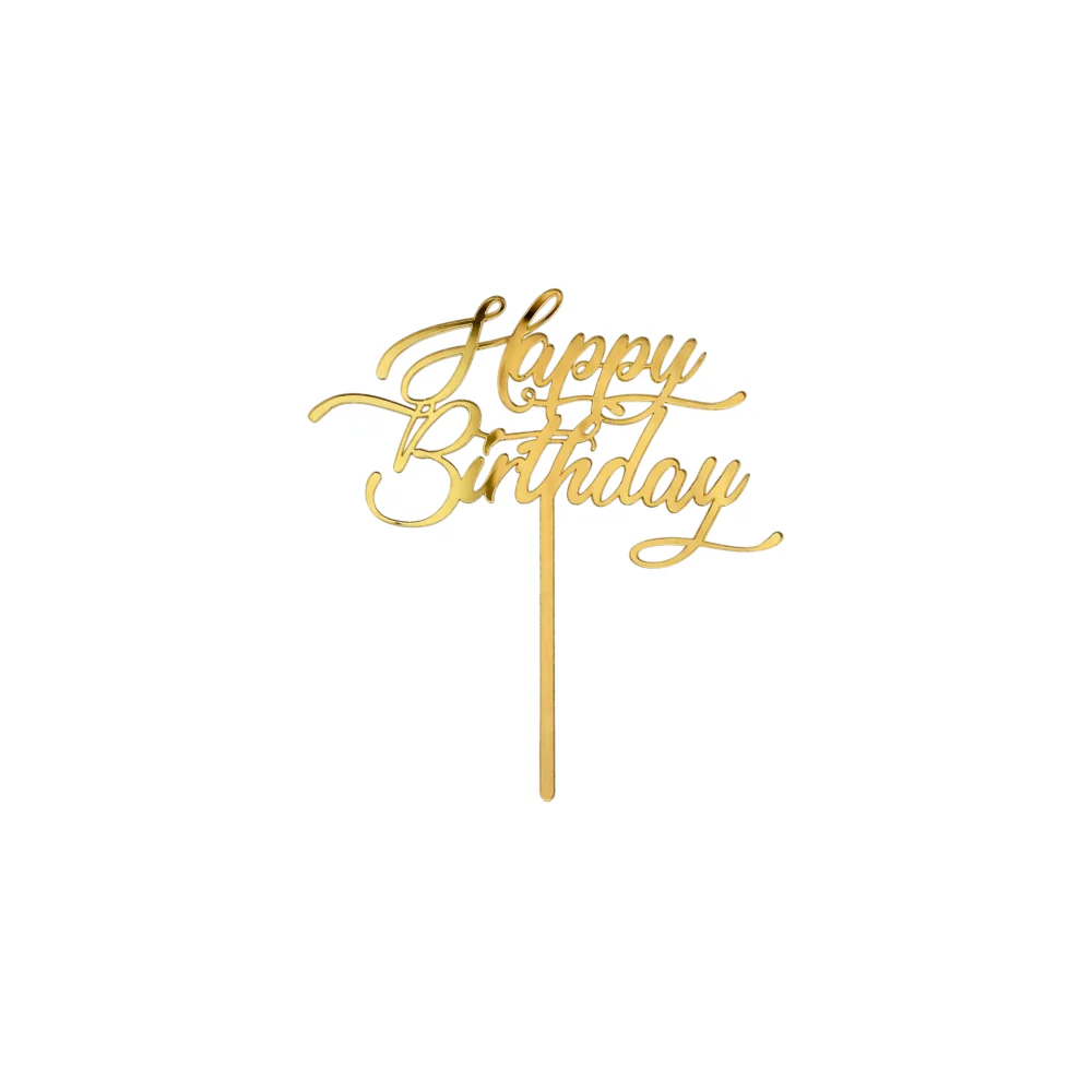 Topper Acrílico Feliz Cumpleaños / Happy Birthday. - Image 3