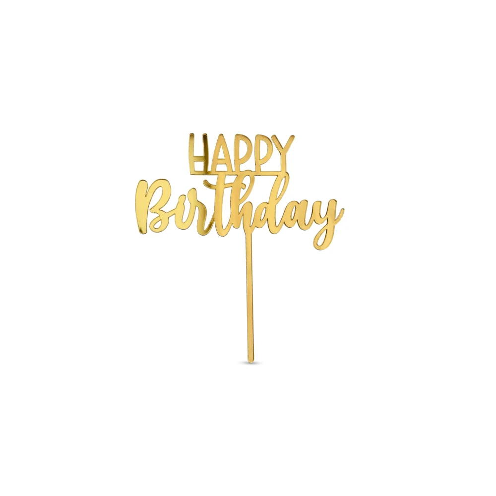 Topper Acrílico Feliz Cumpleaños / Happy Birthday. - Image 4