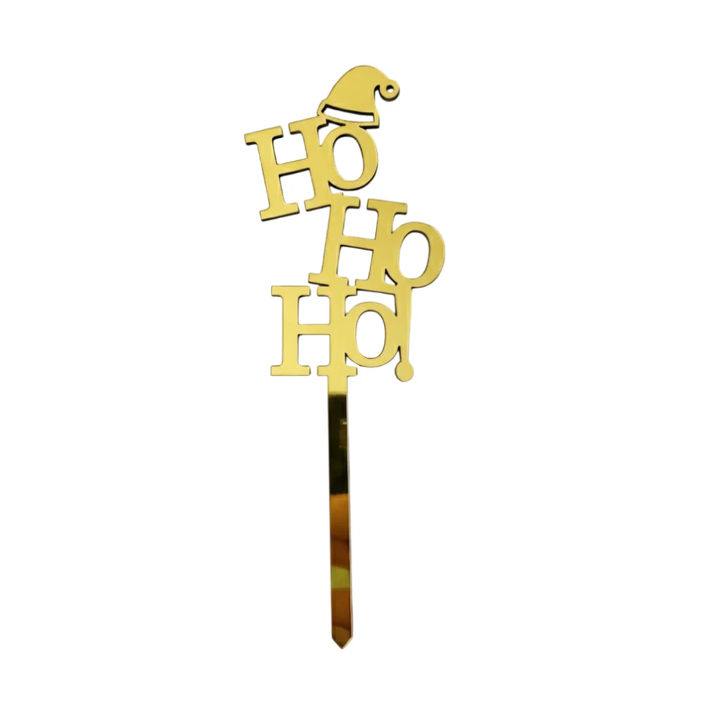 Topper Madera Espejo Dorado HoHoHo!