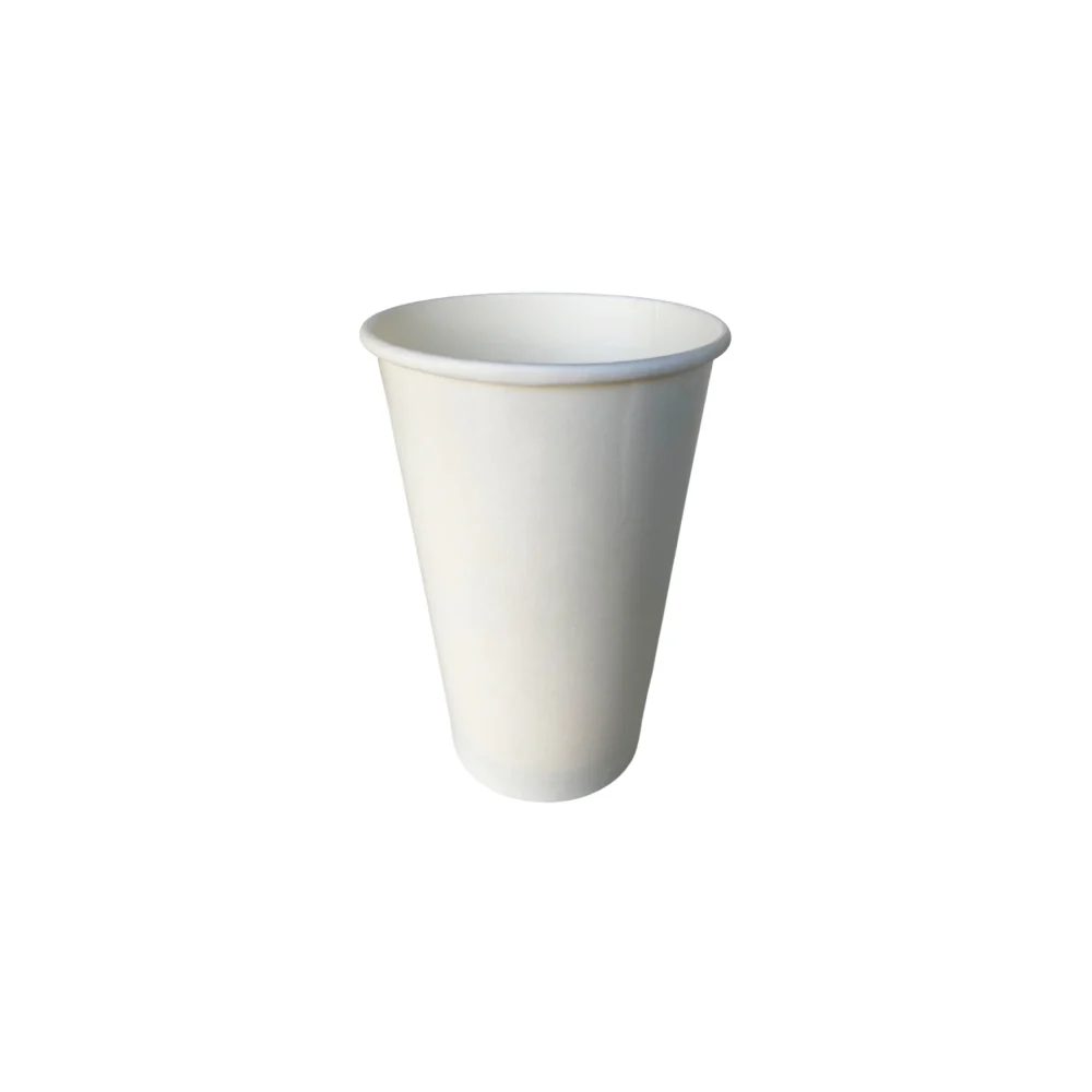 Vaso 12 Onzas Blanco Ecológico Gutvan 25 Unds