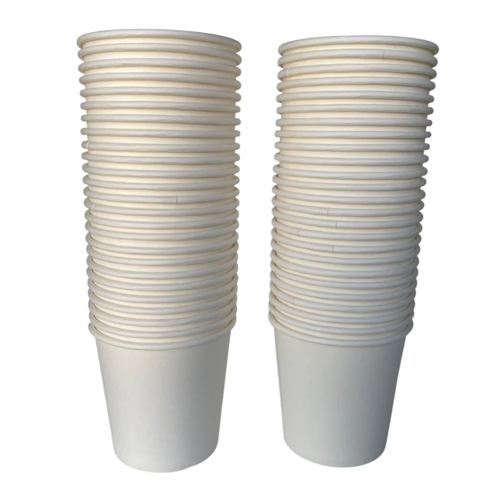 Vaso 6 Onzas Blanco Ecológico Gutvan 50 Unds - Image 2