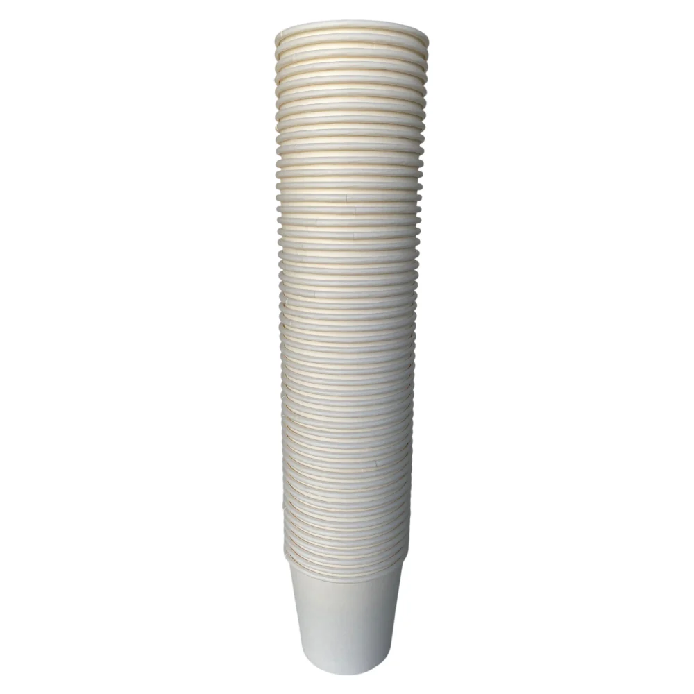 Vaso 6 Onzas Blanco Ecológico Gutvan 50 Unds - Image 3