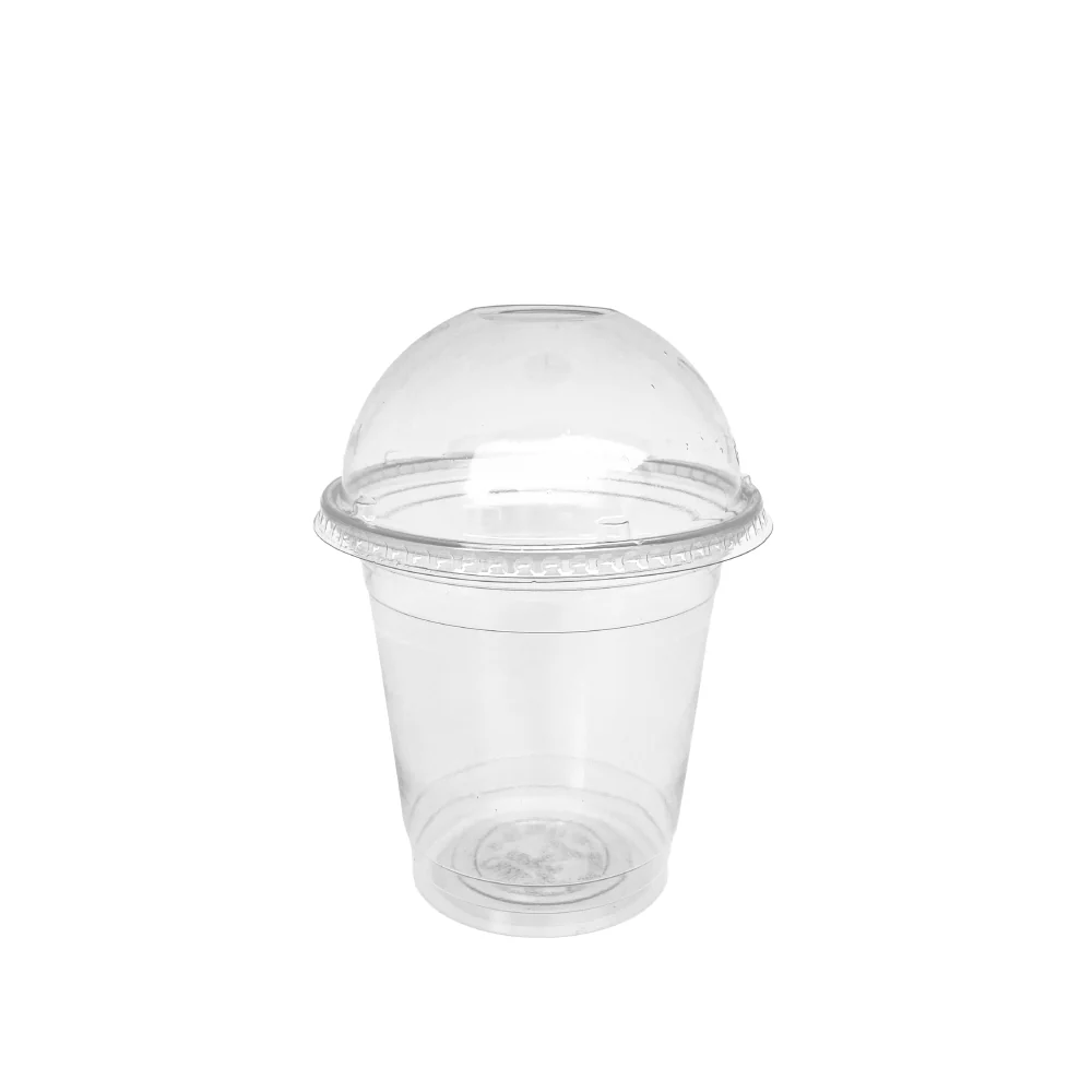 Vaso PET 10 Oz x 48 Unidades con Tapa Domo